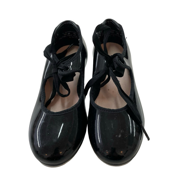 Capezio Black Patent Tap Shoes - Size 12M