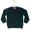 Me & Henry Green Cotton Henley Sweater - Size 3-4