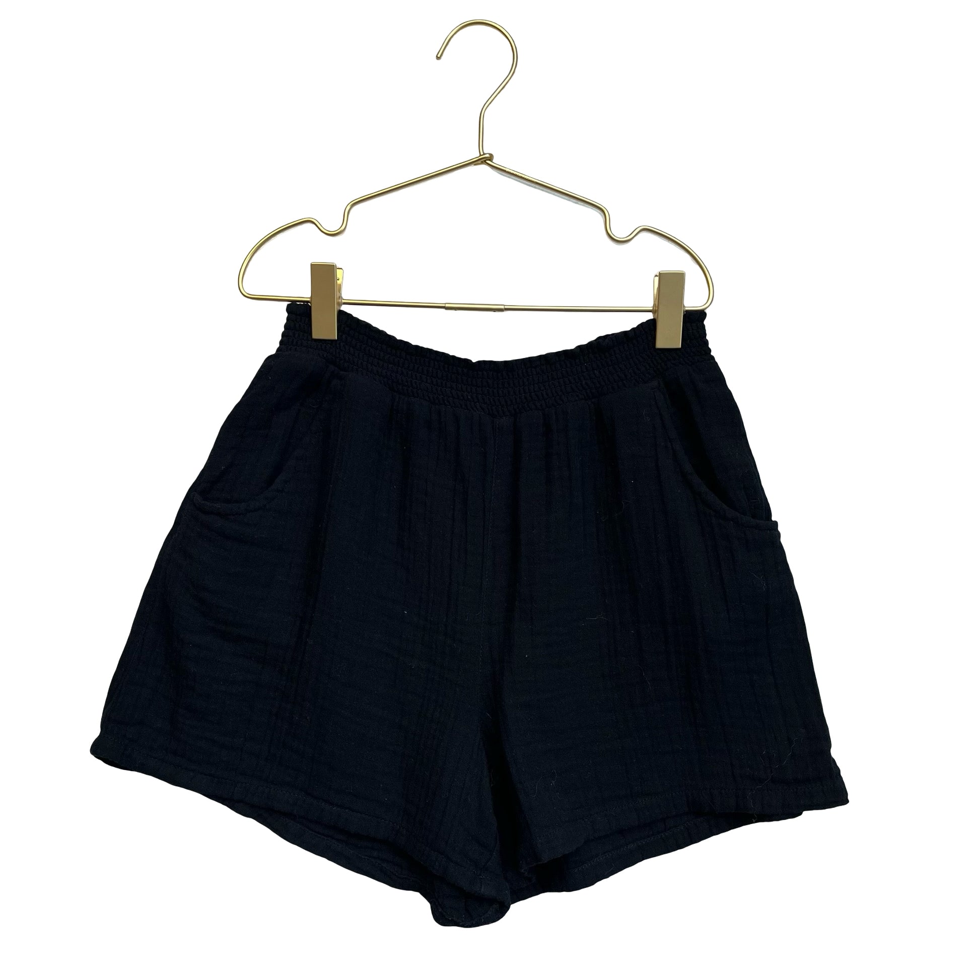 Old Navy Black Crinkle Gauze Shorts - Size M 8
