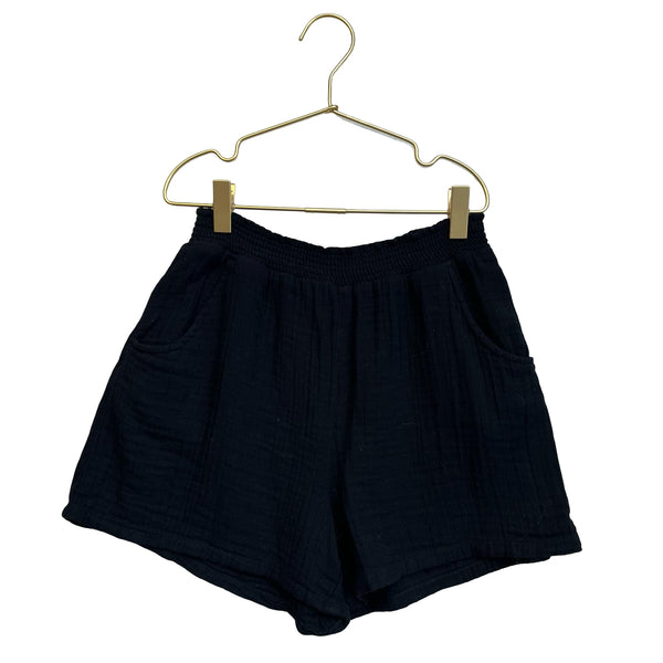 Old Navy Black Crinkle Gauze Shorts - Size M 8