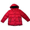 Zara Red Hooded Puffer Winter Jacket - Size 8