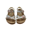 Birkenstock Pastel Floral & Paisley Sandals - Size C13 (31)