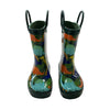 Landchief Green Dino Print Rain Boots - Size 7
