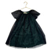 Zara Black & Green Glitter Dot Tulle Dress - Size 6