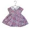 Jacadi Red, Pink, White, Blue Floral Dress - Size 18 Mo