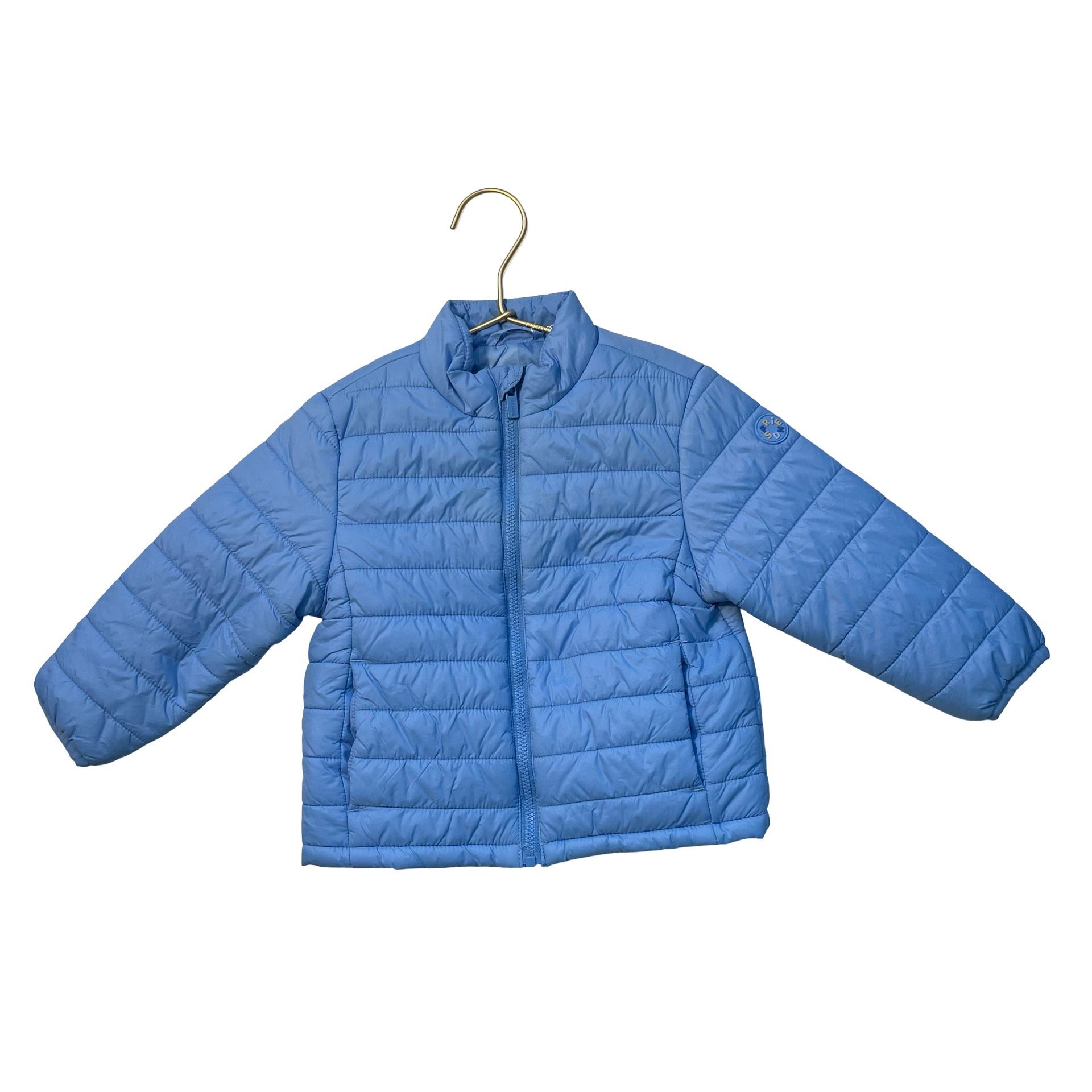 Mayoral Light Blue Lightweight Puffer Jacket - Size 18 Mo