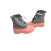 Native Peach & Gray Duck Boots - Size C7