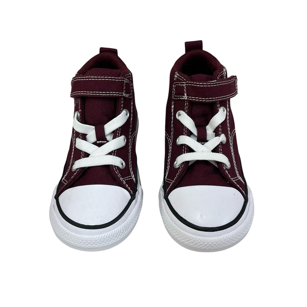 Converse All-Star Maroon Mid-Top Sneakers - Size 10