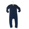 Beaufort Bonnet Navy Cotton Cable-Knit One-Piece - Size 2T