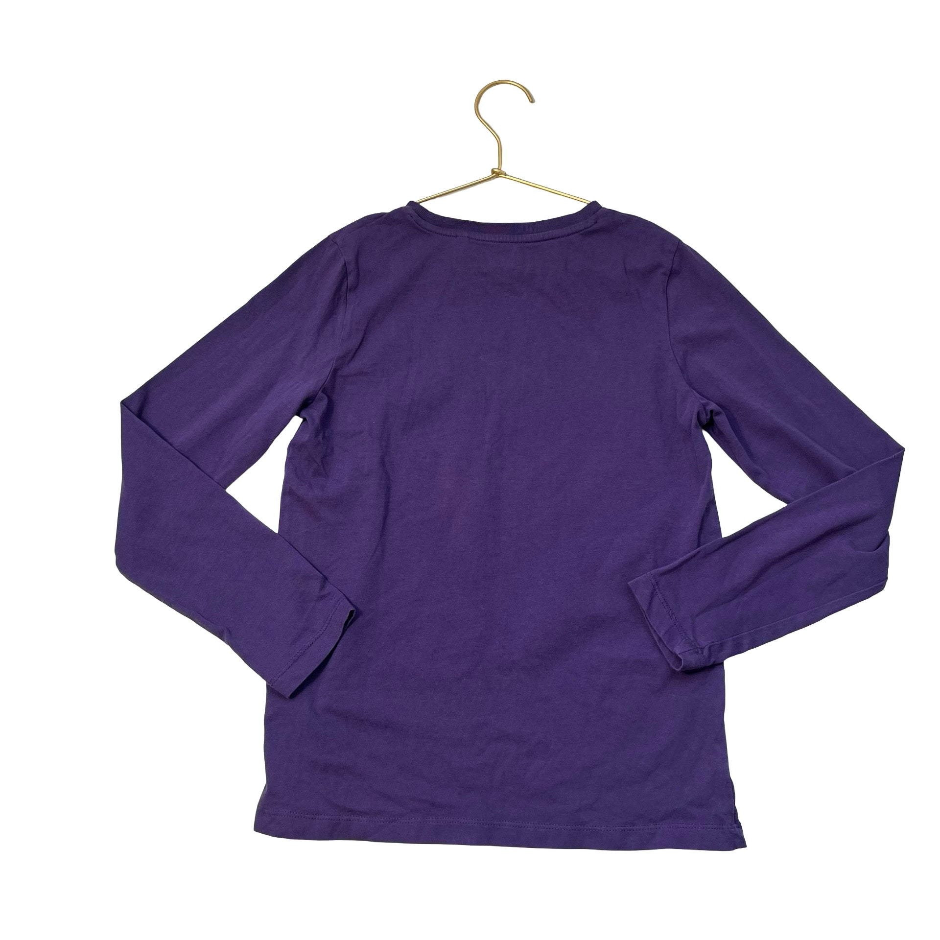 Mini Boden Purple Bat Graphic Shirt - Size 10-11