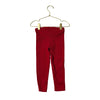 Little Planet Carter's Red Ribbed Leggings - Size 3T