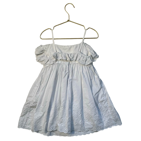 Polo Ralph Lauren White Eyelet Dress - Size 3