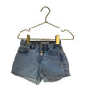 Zara Raw-Hem Crochet Pocket Denim Jean Shorts - Size 2-3