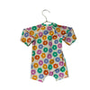 Hanna Andersson Flower Print Swim Suit Romper - Size 3-6 Mo