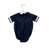 Feltman Bros. Navy Bubble Romper Romper - Size 9 Mo - Bounce Mkt