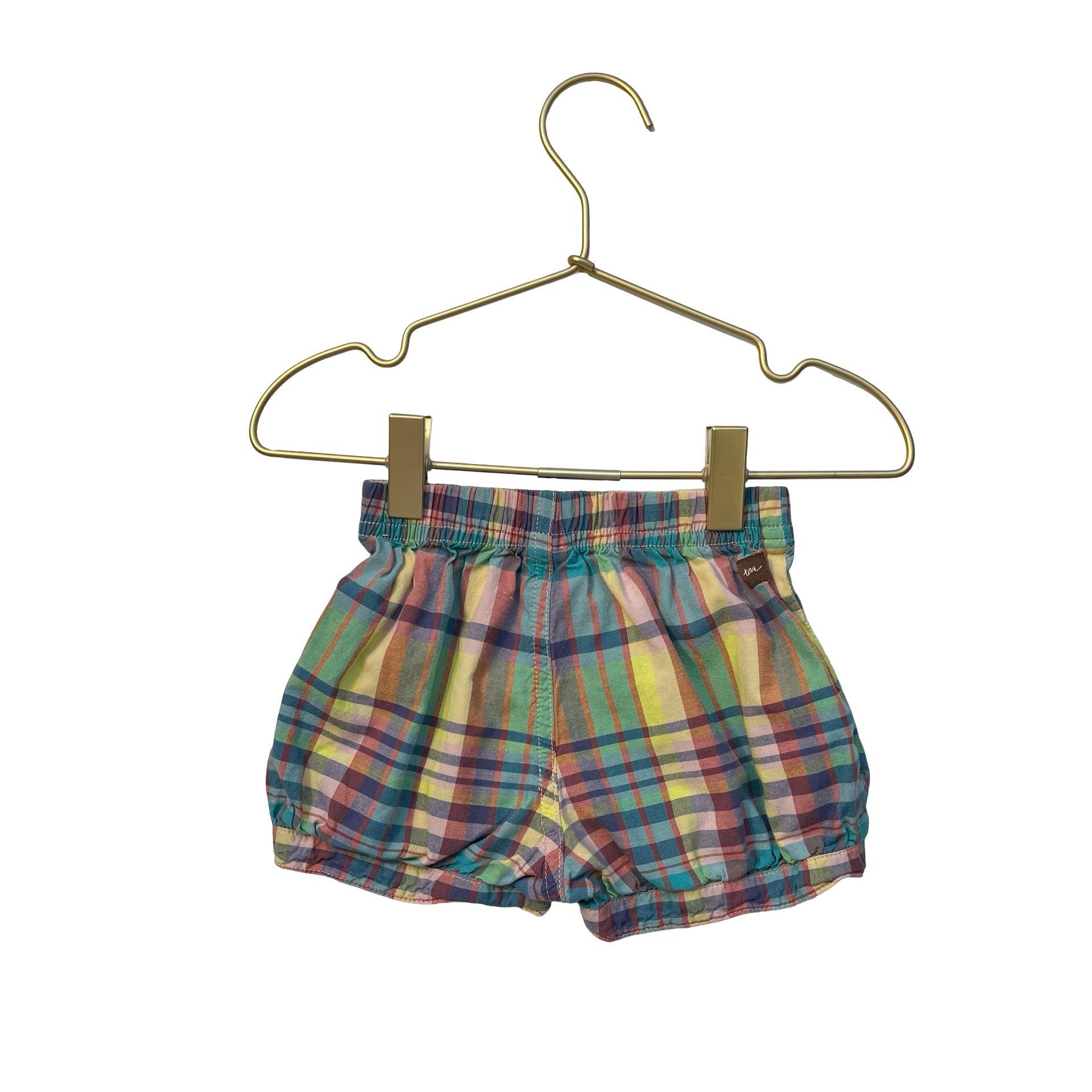 Tea Collection Plaid Bubble Shorts - Size 18-24 Mo