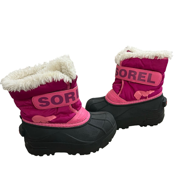 Sorel Pink Winter Boots - Size 10