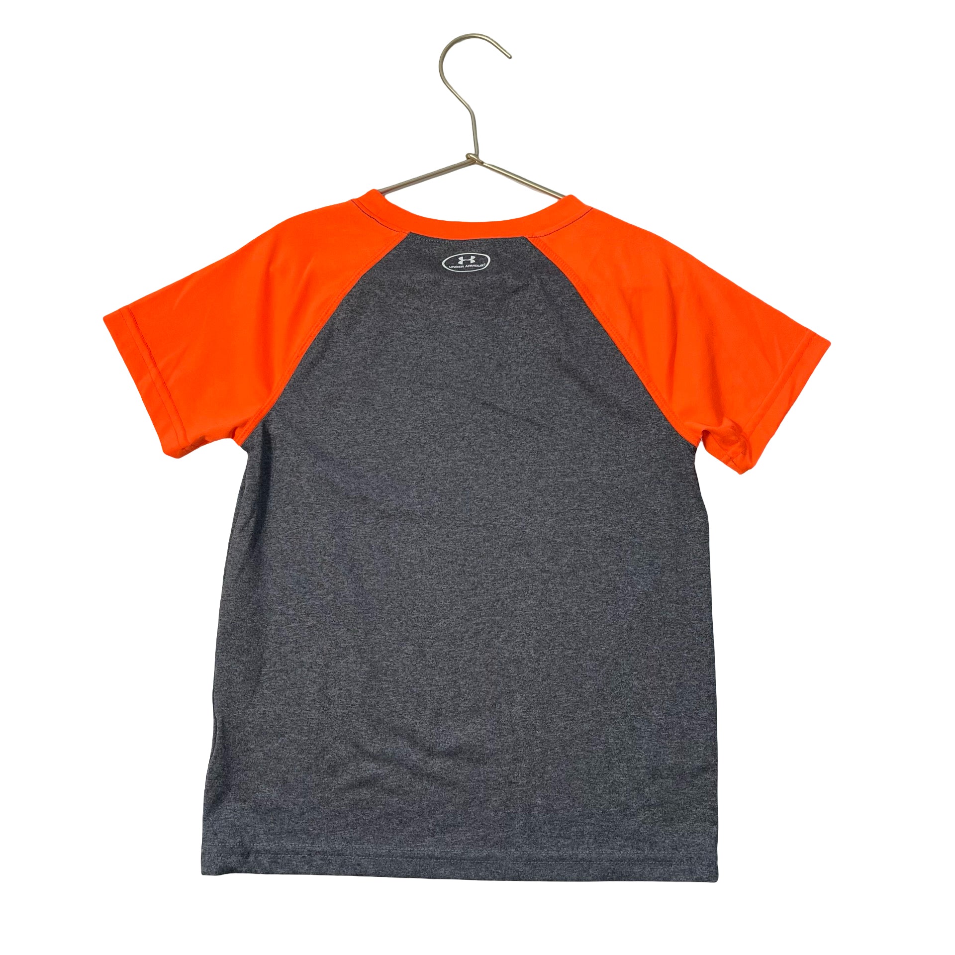 Under Armour Neon Orange & Gray 'Release The Beast' Athletic T-Shirt - Size 6