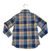 Janie and Jack Blue, Navy, Yellow Plaid Button Down Shirt - Size 3
