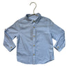 Zara Blue & White Striped Button Down Shirt - Size 18-24 Mo