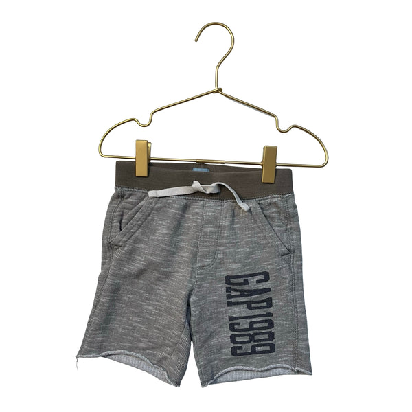 Baby Gap Taupe Brown & Ivory Stripe Pull On Shorts - Size 3