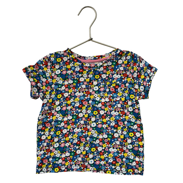 Boden Floral Star-Pocket T-Shirt - Size 4-5Y