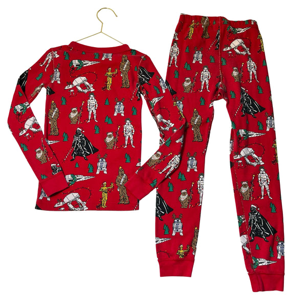 Hanna Andersson x Star Wars Red Christmas 2 Piece PJs - Size 8
