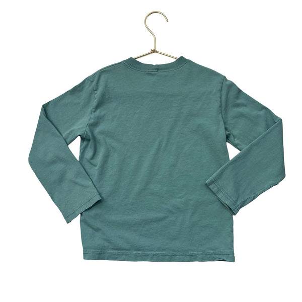 United Colors of Benetton Green Logo Shirt - Size S 6-7