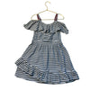 Tommy Hilfiger Navy & White Striped Dress - Size 6