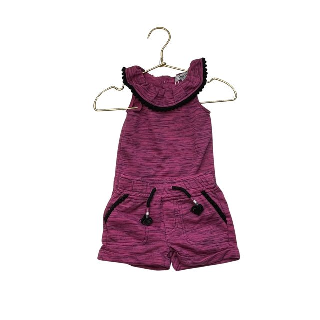 Frenchie 2 Piece Raspberry Pink Shorts & Tank Set - Size 12-18 Mo - Bounce Mkt