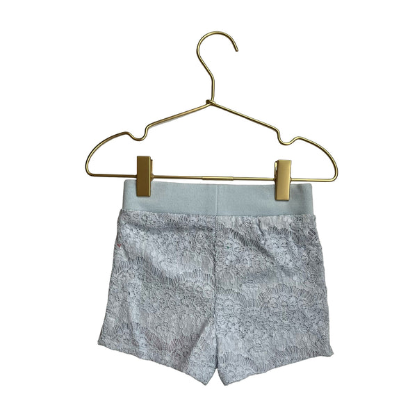 Frenchie Pale Blue Eyelet Shorts - Size 4T - Bounce Mkt