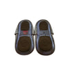 Freshly Picked Iridescent Silver Soft Sole Shoes - Size 3 - Bounce Mkt