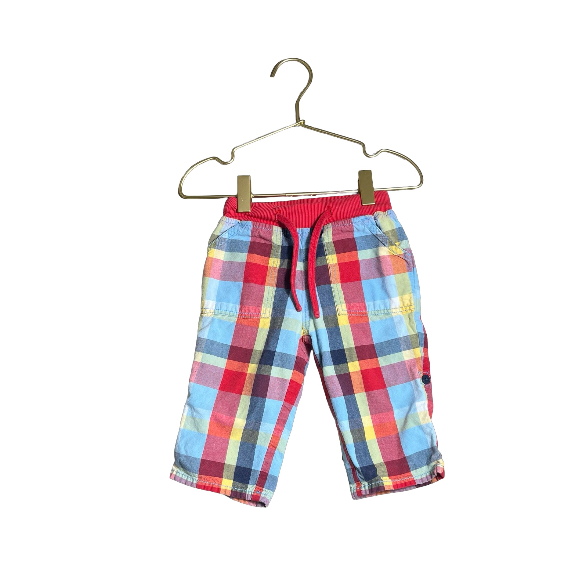 Frugi Plaid Pants - Size 6 - 12 Mo - Bounce Mkt