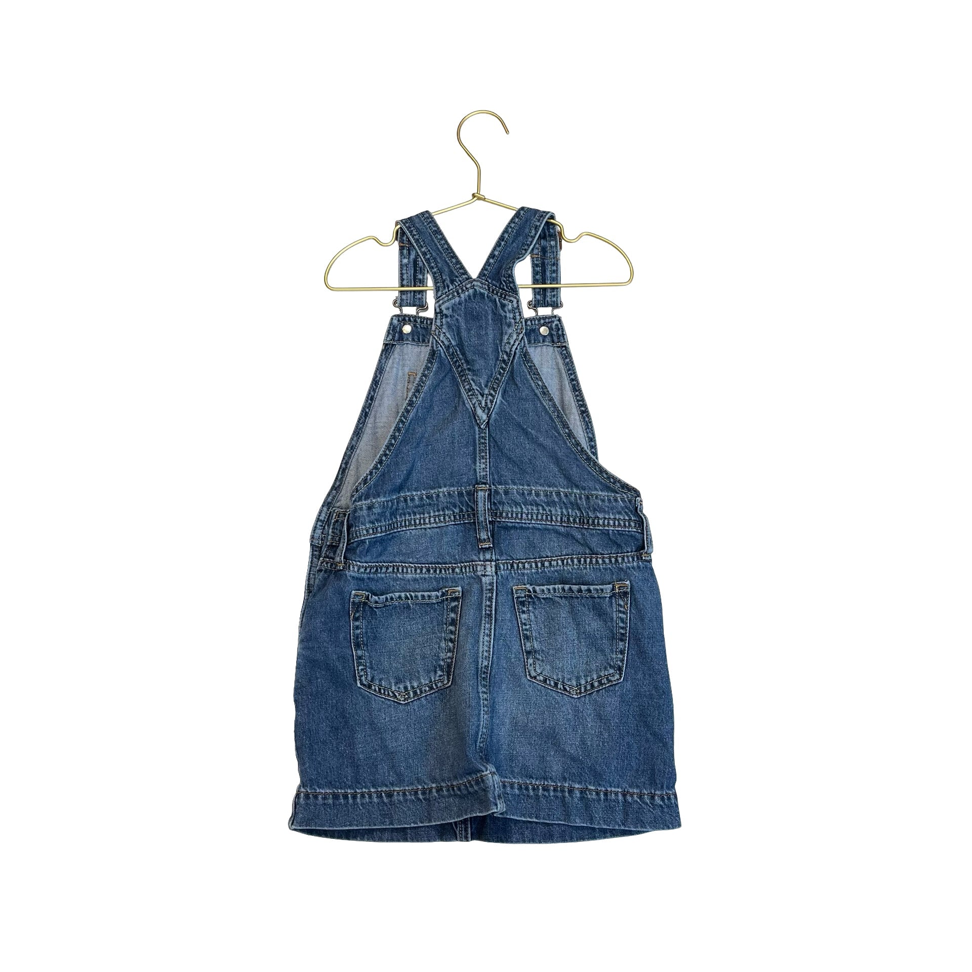 Gap Denim Blue Overall Jean Dress - Size S (6/7) - Bounce Mkt