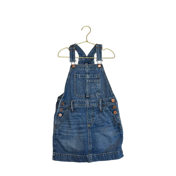Gap Denim Blue Overall Jean Dress - Size S (6/7) - Bounce Mkt