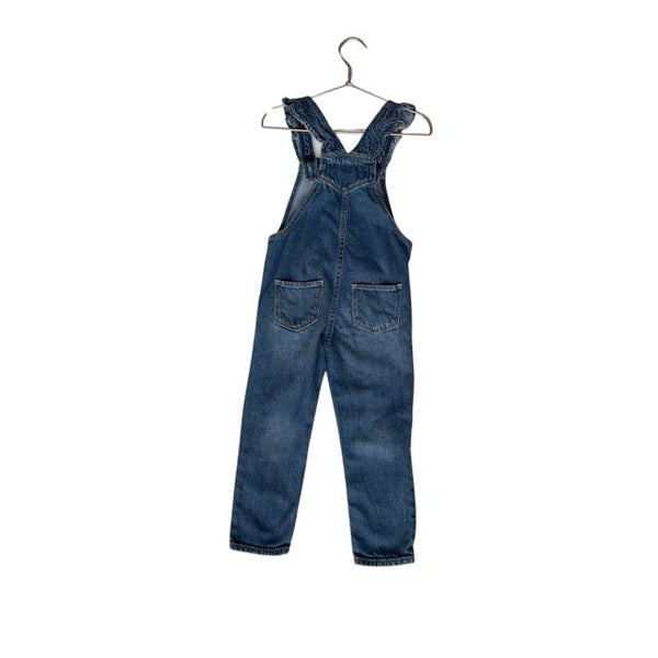 Gap Denim Blue Ruffle Strap Overalls - Size 5 - Bounce Mkt