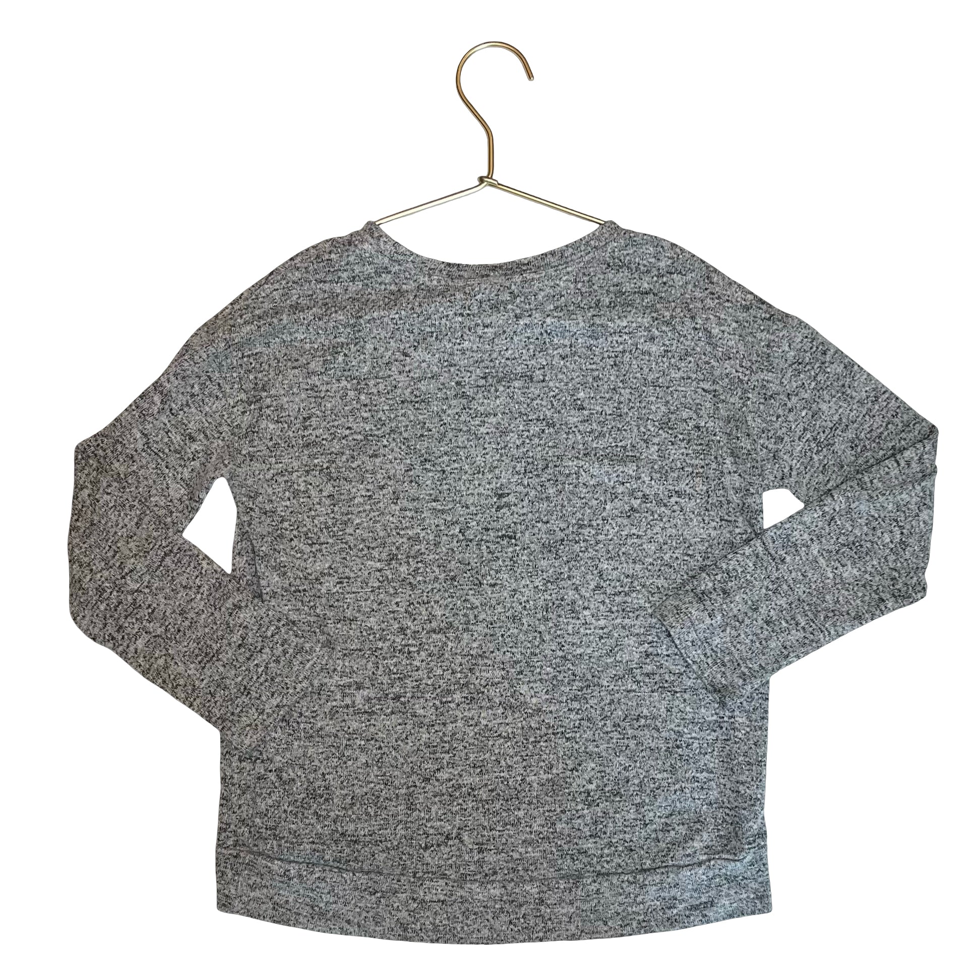 Gap Kids Gray Knit 'YEAH' Studded Top - Size S 6 - 7 - Bounce Mkt