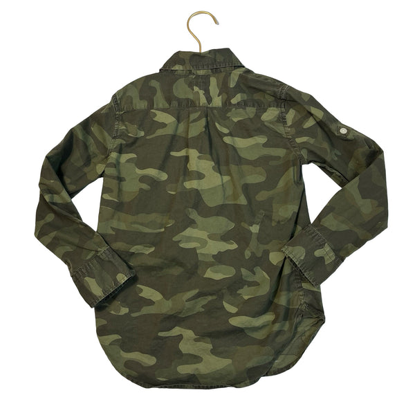 Gap Kids Green Camo Button Down - Size S 6 - 7 - Bounce Mkt