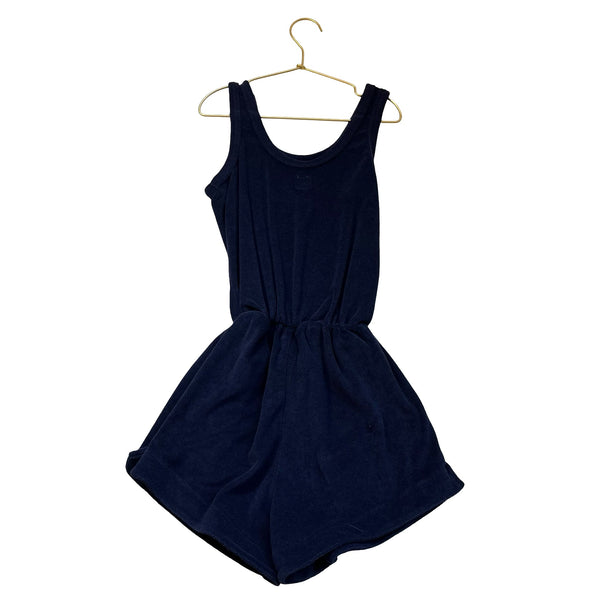 Gap Kids Navy Terry Romper - Size L 10 - Bounce Mkt