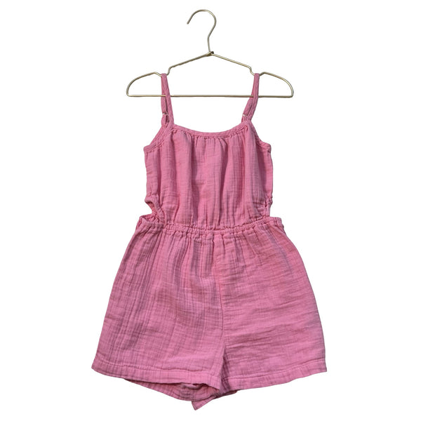 Gap Kids Pink Cotton Gauze Romper, Cut - Outs - Size S 6 - 7 - Bounce Mkt