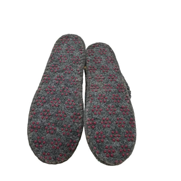 Garnet Hill Wool Fox Slippers - Size 3Y Big Kid - Bounce Mkt