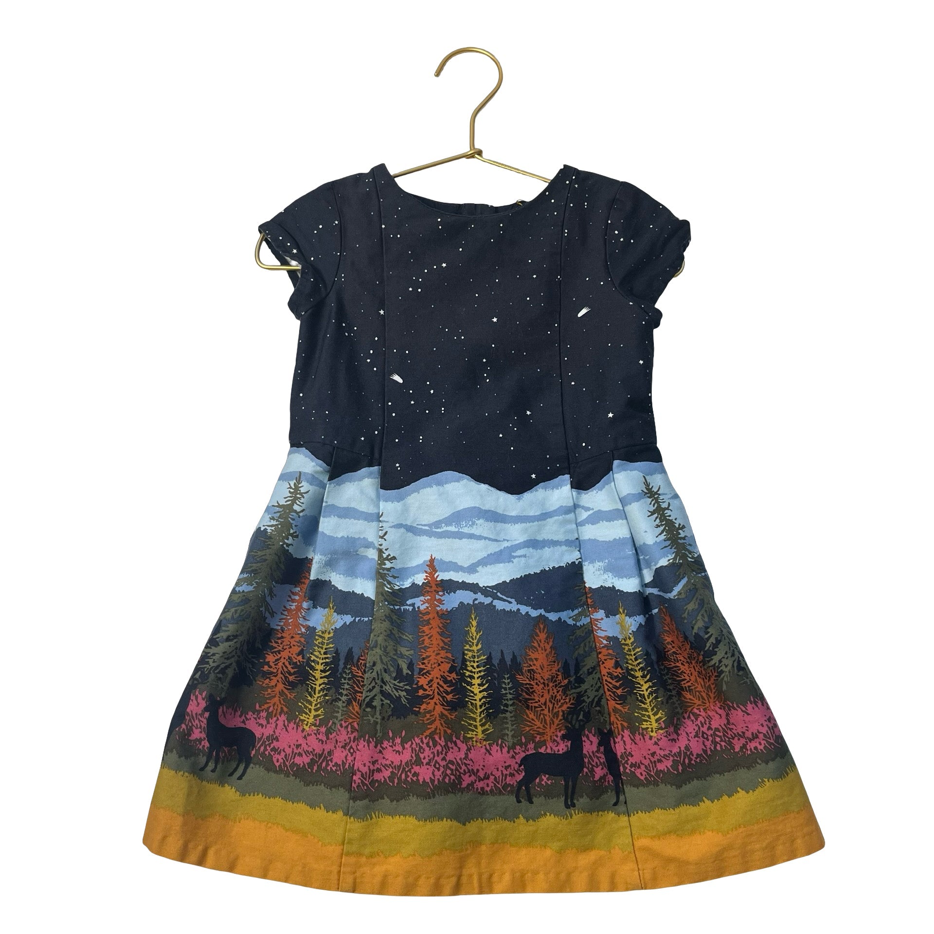 Genuine Kids Forest & Night Sky Print Dress - Size 2T - Bounce Mkt