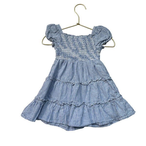 Gymboree Blue & White Smocked Dress - Size 2T - Bounce Mkt