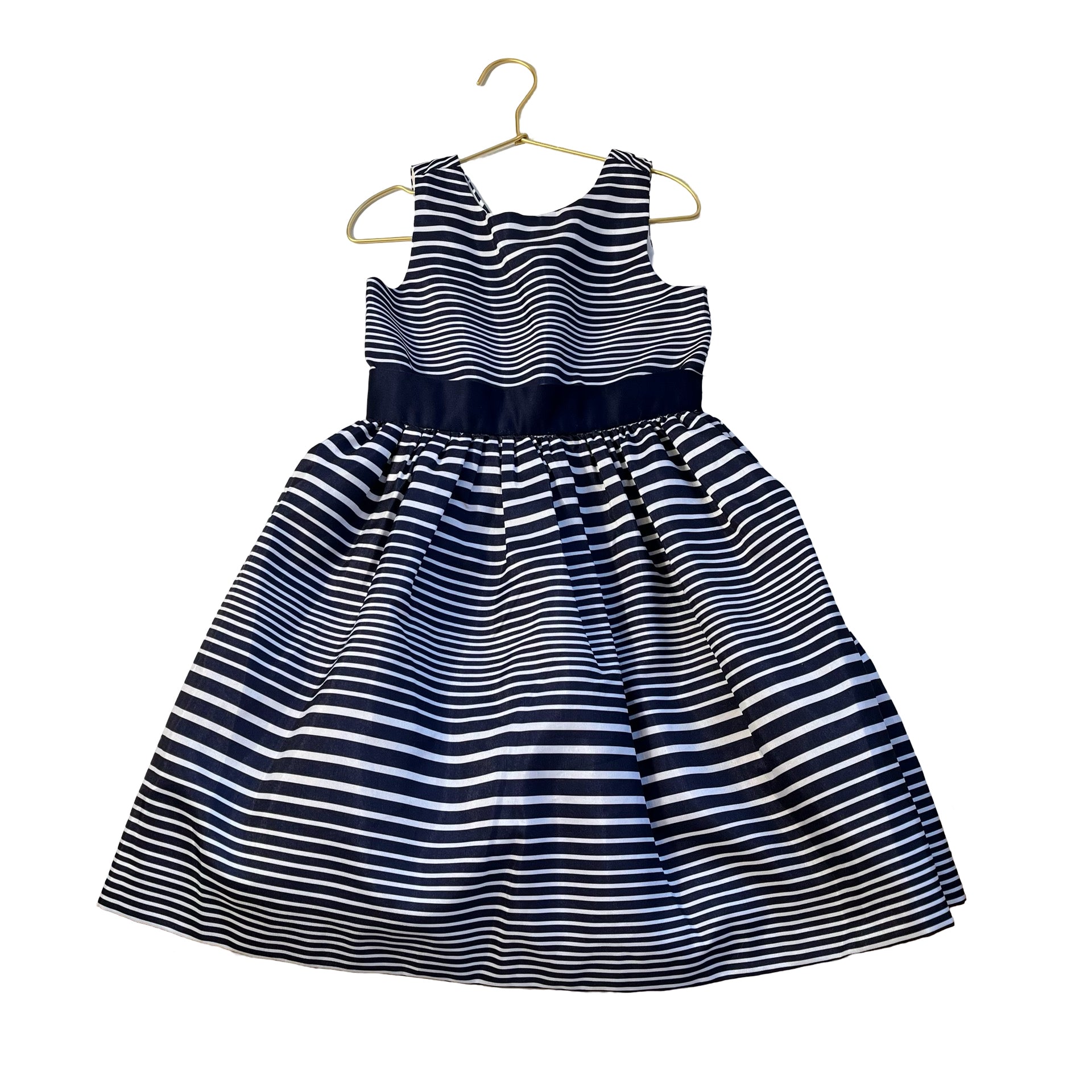 Gymboree Navy & White Striped Dress - Size 6 - Bounce Mkt