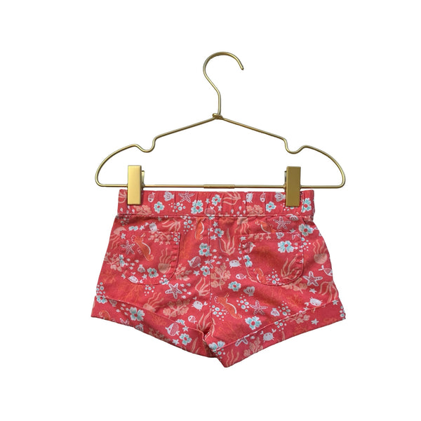 Gymboree Orange Sea Life Print Shorts - Size 12 - 18 Mo - Bounce Mkt