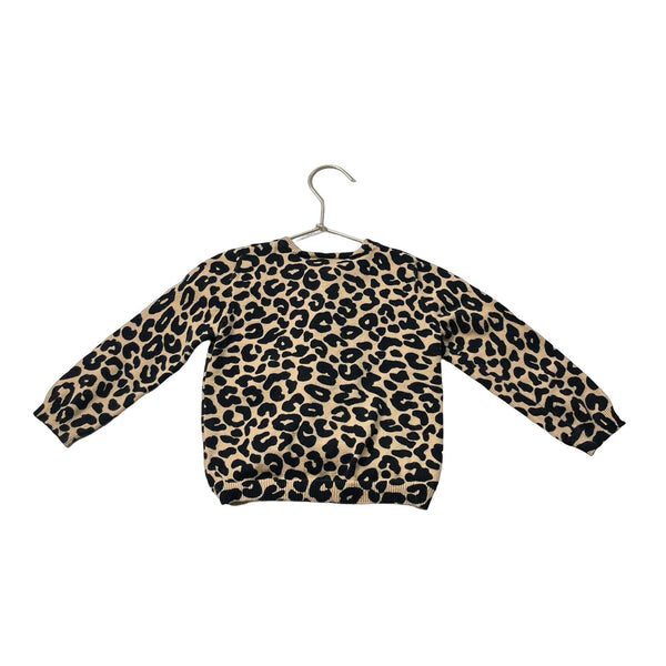 Gymboree Tan & Black Leopard Print Cardigan - Size 2T - Bounce Mkt