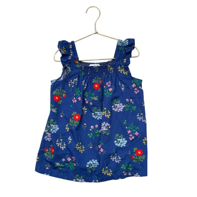 Hanna Andersson Blue Floral Top - Size 6 (120) - Bounce Mkt