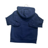 Hanna Andersson Navy & Multi - Color Striped Sherpa - Lined Zip - Up Hoodie - Size 5 - Bounce Mkt