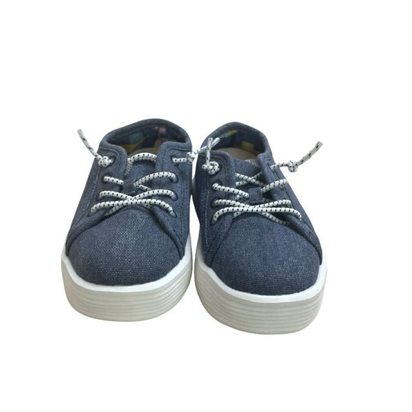 Hey Dude Blue Chambray Sneakers with Tag - Size 8 - Bounce Mkt