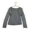 H&M Black & Ivory Striped Shirt - Size 4 - 6Y - Bounce Mkt